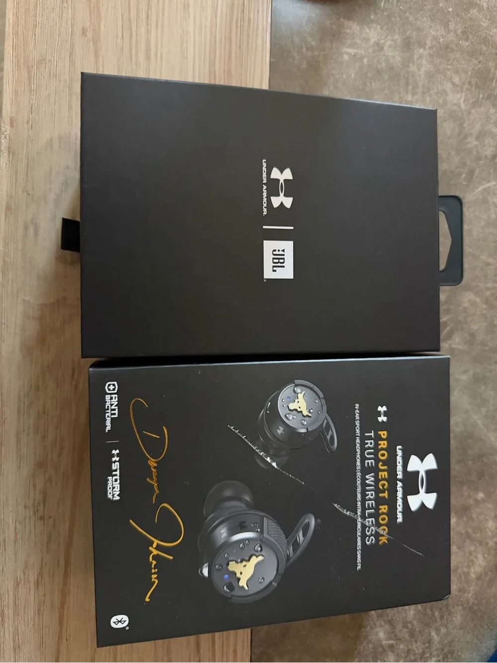 JBL Under Armour True Wireless Earbuds in Gold and Black LIMITED EDITION